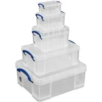 REALLYUSEFULBOX Aufbewahrungsbox Really Useful Box Aufbewahrungsboxen Set 18l, 9l