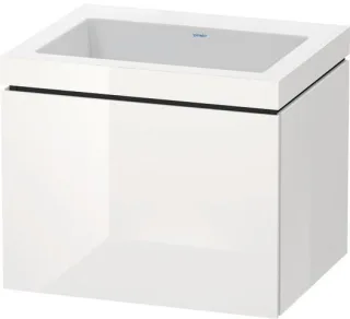 Duravit L-Cube c-bonded Set wandhängend Weiß Hochglanz 600x480x500 mm - LC6916N8585 LC6916N8585