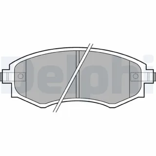 Delphi Bremsbel?ge vorne Daewoo Hyundai Kia Nissan Ssangyong