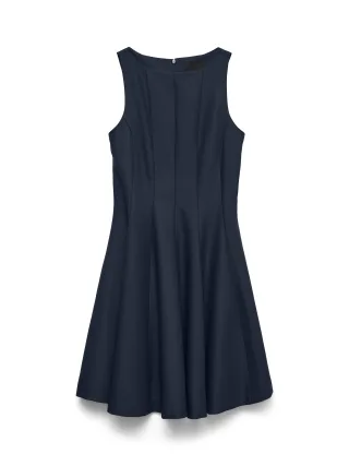 VERO MODA - VMDREA SL FIT AND FLARE DRESS Navy Blazer - Gr. - 40