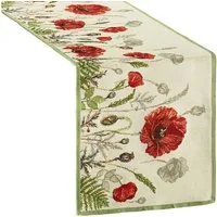 sander table + home Tischdecke Tischläufer "Poppy Meadow", Gobelin Blumen