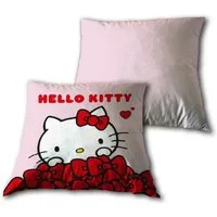 Hello Kitty Dekokissen Kissen 1 Stück Velboa 35 × 35 cm weich und dekorativ