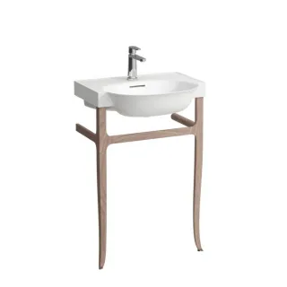 LAUFEN The new classic Waschtischgestell H4060710856291 Nussbaum, 58x83x32cm, bodensehend