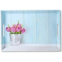 KESPER® Servierteller Serviertablett, Tulpen 77392, (1-tlg)