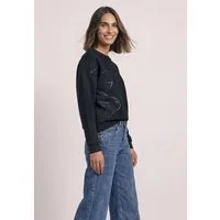 STREET ONE Sweatshirt mit dekorativem Folien-Print