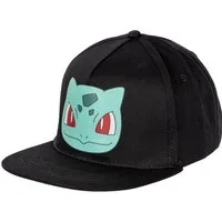 POKEMON JUEGO DE CARTAS Snapback Cap Kappe - Pokémon - Bisasam schwarz (NEU & OVP)