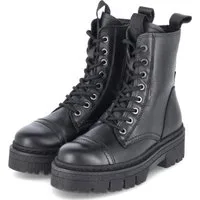 Tamaris Tamaris 1-25204-45/001 Damen Glattleder black Schnürstiefel