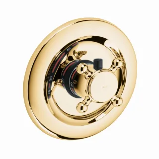 Kludi Unterputz-Thermostatarmatur Adlon Unterputz-Feinbau-Set gold 517194520