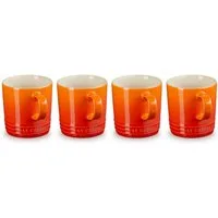 LE CREUSET Tasse Becher-Set, Ofenrot 79113350900000