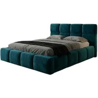 A&J MöbelLand GmbH Polsterbett VELUNO mit Matratze, Lattenrost und Bettkasten. (Modernes Bett mit Bettkasten – erhältlich in verschiedenen Farben und Größen sowie wahlweise ohne Matratze oder mit Schaummatratze bzw. Matratze H3 / H4., TOP ANGEBOT), L