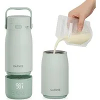 GarveeMore Babyflaschenwärmer Tragbarer Flaschenwärmer mit LED-Display, 500ml