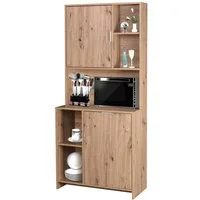 HTI-Living Hochschrank Küchenschrank Malin Artisaneiche (Stück, 1-St., 1 Küchenschrank) Küchenbuffet