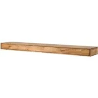 Massivmoebel24 Lowboard WIEN (Massivholz), Wildeiche 180x43x17 natur geölt WIEN #215