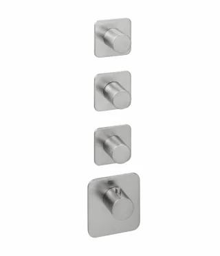 Herzbach CEO XL 3 Thermostat Unterputz 4 Blenden, 36.523015.1.14 36.523015.1.14