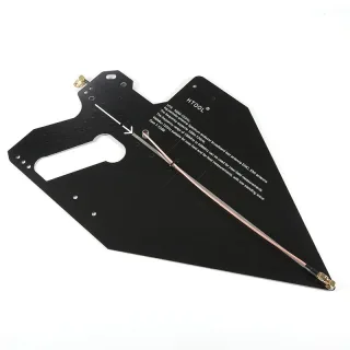 HT8 Logarithmic Periodic Antenna 0.6-10GHz Direction Finding Antenna for Spectrum Analyzer Signal Analysis Positioning E