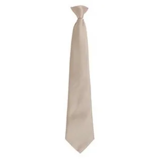 Premier Herren Clip-On-Krawatte, verschiedene Farben (Khaki)