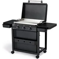 Enders® Gasgrill Amaro Planchagrill, 3 P-förmige Edelstahlbrenner