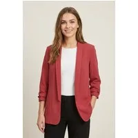 pieces Blusenblazer PCBOSELLA 3/4 BLAZER NOOS Materialmix, regular fit