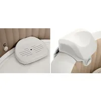 Intex Whirlpoolsitz PureSPA Whirlpool Wellness Set, 1 Sitz & 2 Premium Kopfstützen, 3.tlg. Set: 1 Sitz und 2 Premium Kopfstützen