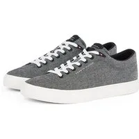 Tommy Hilfiger TH HI VULC LOW CORE CHAMBRAY Sneaker, Freizeitschuh, Halbschuh, Schnürer in melierter Optik