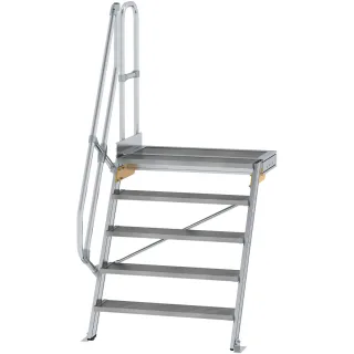 Munk Treppe mit Plattform 60° Stufenbreite 1000 mm - 600405