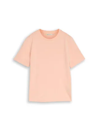 Denim Tom Tailor - Loose Fit T-Shirt orange parfait - Gr. - M