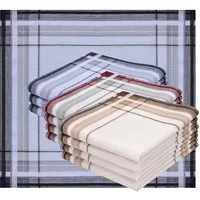Betz Taschentuch 12 Stück Herren Stoff Taschentücher Set LUX 1 40x40cm