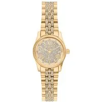 MICHAEL KORS Quarzuhr Lexington MK7575, Armbanduhr, Damenuhr, Edelstahlarmband, analog, Glassteine