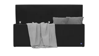 BRUNO Betttruhe 160cm in Schwarz | zusätzlicher Stauraum & elegantes Design
