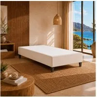 Best for Home Boxspringbett Rahmen – Massivholz, 12 cm Füße, Stabil & Zuverlässig (Seniorebett, Matratze, Jugendbett, Kinderbett, 70x200 80x200 90x200 100x200 cm), Komfortbett, Boxspringgestell, flexible Liefermöglichkeiten