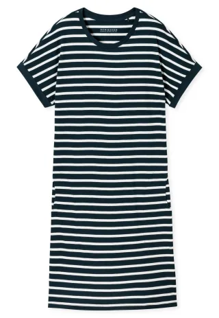 SCHIESSER - Nachthemd kurzarm, 95 cm nachtblau - Gr. - 40