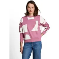 TOM TAILOR Denim Sweatshirt mit All-Over Print