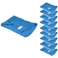 Ulith Clean-Profi Microfasertuch (10 Stück), 40 x 40 cm, Blau, 300 GSM Mikrofasertuch (blau)