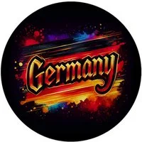 speecheese Magnet Germany Deutschlandflagge Magnet mit Flaschenöffner rund