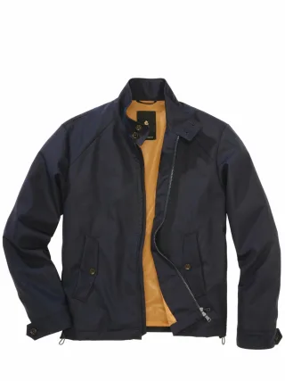 Mey & Edlich Herren Szene-Blouson Blau 62 % Polyester, 20 % Viskose, 15 % Wolle, 3 % Elasthan