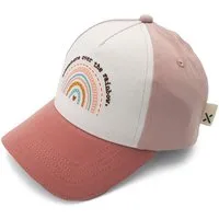 MAXIMO Baseball Cap (1-St) Regenbogen-Motiv, Basecap, 5-Panel, Klettverschluss, Mädchen