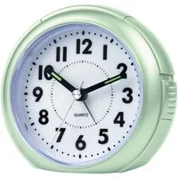 Atrium Quarzwecker A240 fließende Sekunde, Snooze, Licht, Ø 9cm