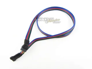 1x 1m RGB Strip Verlängerung für LED SMD Kette Kabel Stecker Verbinder Connector