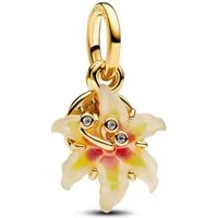 Pandora Charm-Einhänger 764020C01, Sonnentropfenblume aus Rapunzel, "Glow-in-the-dark" Funktion