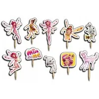 Festivalartikel Tortenstecker MIA AND ME Topper Set 10 Stk Geburstag Torten Deko Kuchen Junge