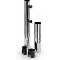 osoltus Kunststoffschirmständer osoltus Bodenhülse Edelstahl Sonnenschirm Wäschespinne Ø 63mm