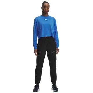 Under Armour - "Unstoppable" Sweatshirt für Damen, mit kurzem Reißverschluss, Fleece (Jasper)