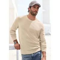 John Devin Strickpullover bis Größe 5XL Pullover in modischen Farben aus Baumwollmischung