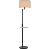 TRIO Leuchten Stehlampe Claas, USB-Anschluss mit Ladefunktion, ohne Leuchtmittel, schwenkbar, USB Anschluss mit Ladefunktion, Leuchtmittel tauschbar