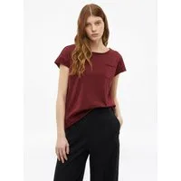 s.Oliver Kurzarmshirt T-Shirt Jersey-Shirt mit offenen Kanten und Brusttasche