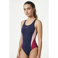 Speedo Badeanzug mit Formbeständigkeit, chlorbeständig, pillingbeständige Oberfläche