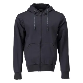 MASCOT Herren Kapuzensweatshirt mit Reißverschluss CUSTOMIZED Schwarzblau L - 22486-378-010-L