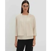 someday Sweatjacke UMARIEL Regular mit feiner Rippstruktur