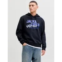 Jack & Jones Kapuzensweatshirt JJELOGO SWEAT HOOD 2 COL 25/26 NOOS mit stylischem Print