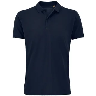 SOLS Herren Planet Pique Bio-Polohemd (Marineblau)